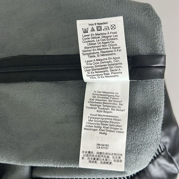 021 New DKNY Womens Faux Leather High Rise Ankle
Pants Size M - Picture 7 of 10